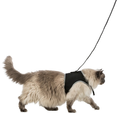 Trixie Softgeschirr Katze Mit Leine Schwarz