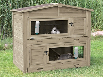 Trixie Natura Nagerhaus 2 Etagen Grau-Grün
