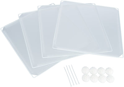 Trixie 4 Erweiterungsplatten Für 62460 Kunststoff Weiss