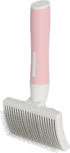 Zolux Anah Slicker Brush Einziehbar Rosa/Weiss