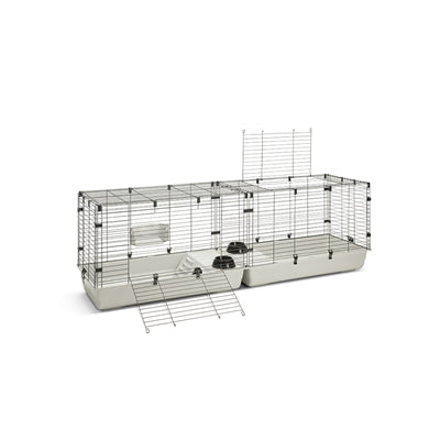 Savic Clubix 200 Nagetierkäfig Schwarz / Hellgrau