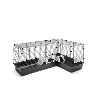 Savic Clubix Ecke Nagetierkäfig Schwarz